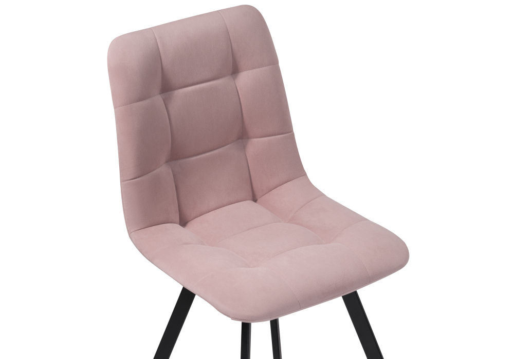 Стул Woodville Чилли черный / розовый 489716