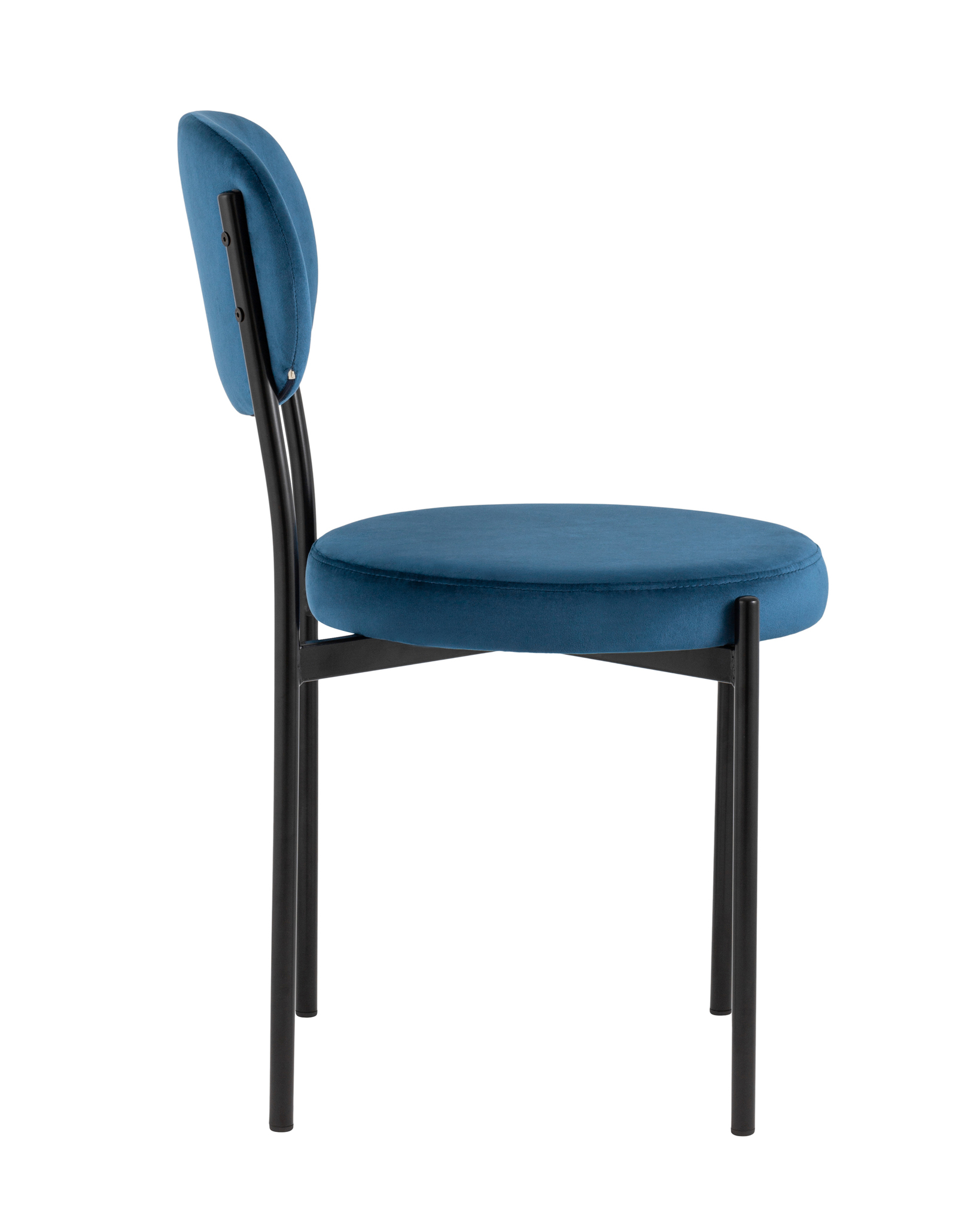 Стул Бриф велюр синий Stool Group