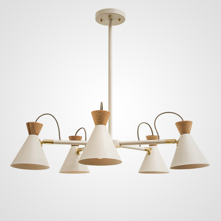 Люстра на штанге SINDRE D83 White by ImperiumLoft