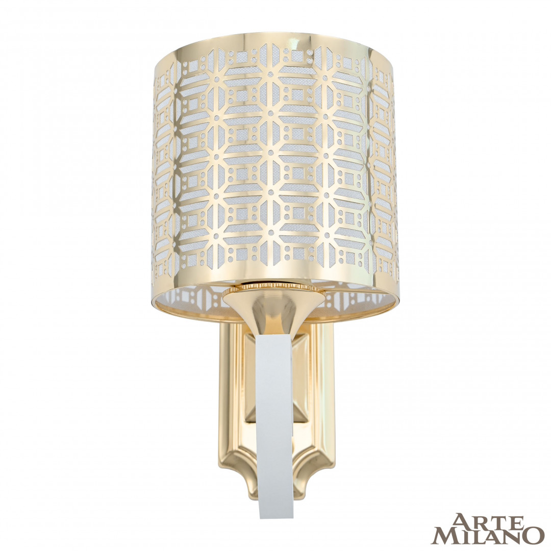 Бра с плафоном 308857/1W Wh/Gd Arte Milano