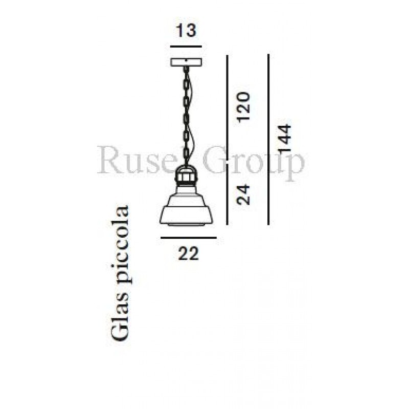 Подвесной светильник Foscarini Diesel Glas piccola  sospensione