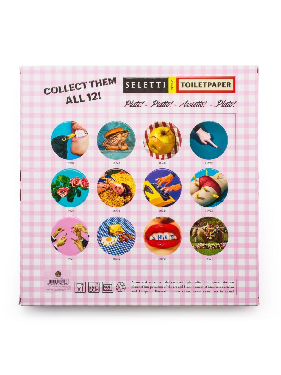 Тарелка Seletti Apple 16926