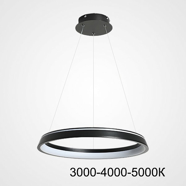Подвесная люстра CHANETT D60 Black Трехцветный свет by ImperiumLoft