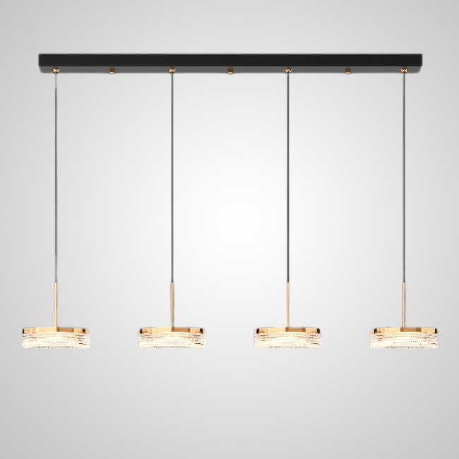 Подвесной светильник RIGO COMBO L78 Brass by ImperiumLoft