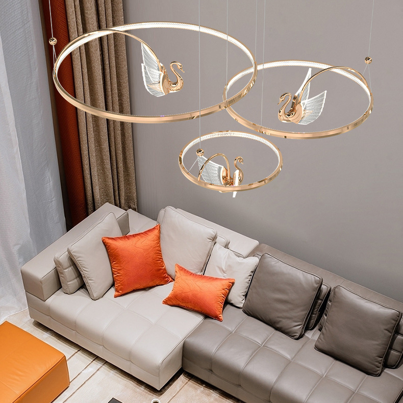 Подвесная люстра BIRDIE LUX 2R Rose Gold by ImperiumLoft