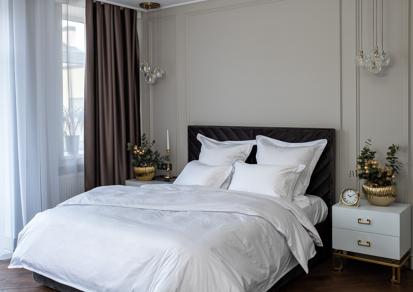 Простыня сатиновая 240х250см белая Garda Decor 107TD-D002G -PROS BEL