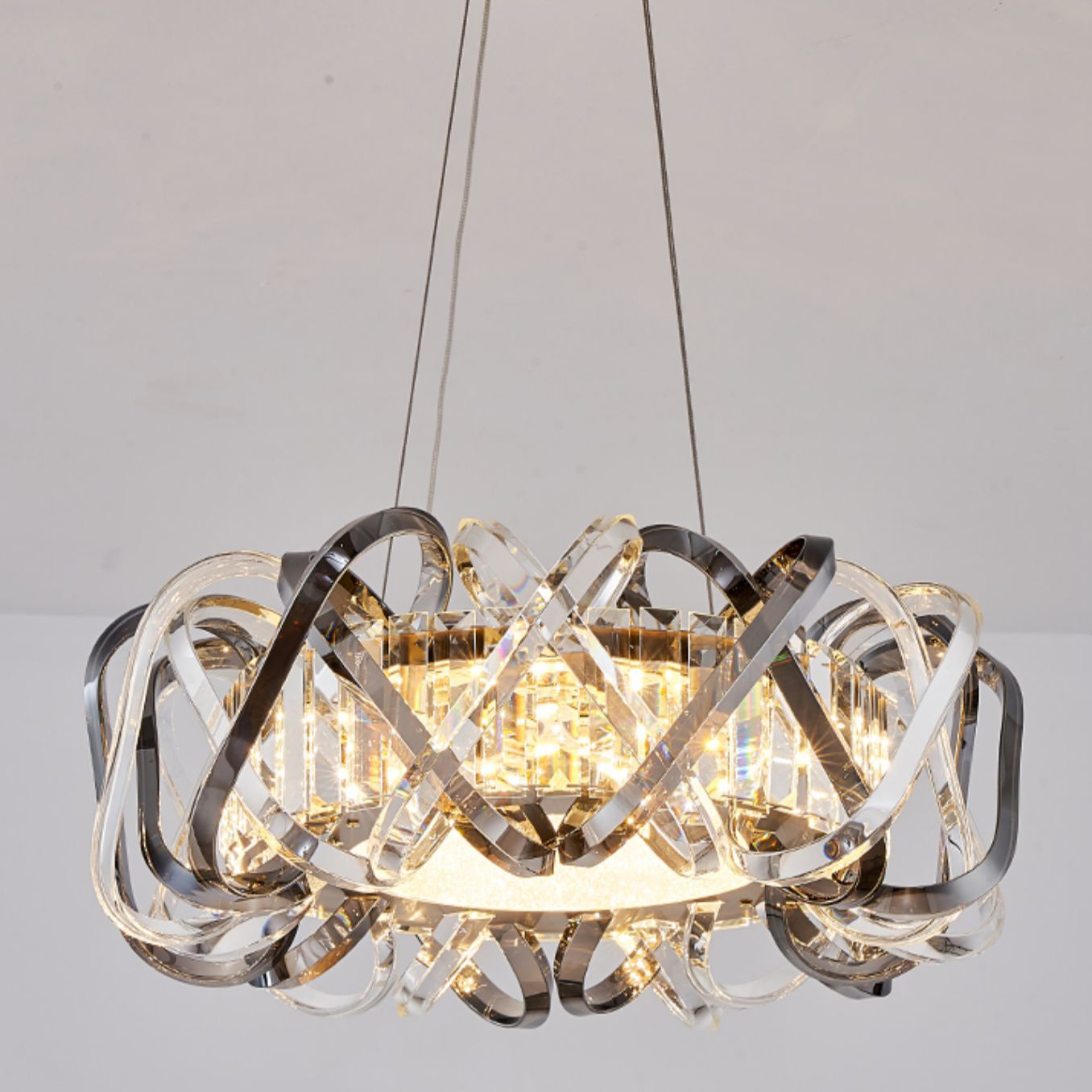 Подвесная люстра KARLENA D80 Grey by ImperiumLoft