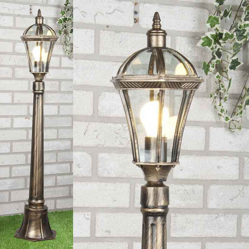 Садовый светильник Elektrostandard Capella F черное золото