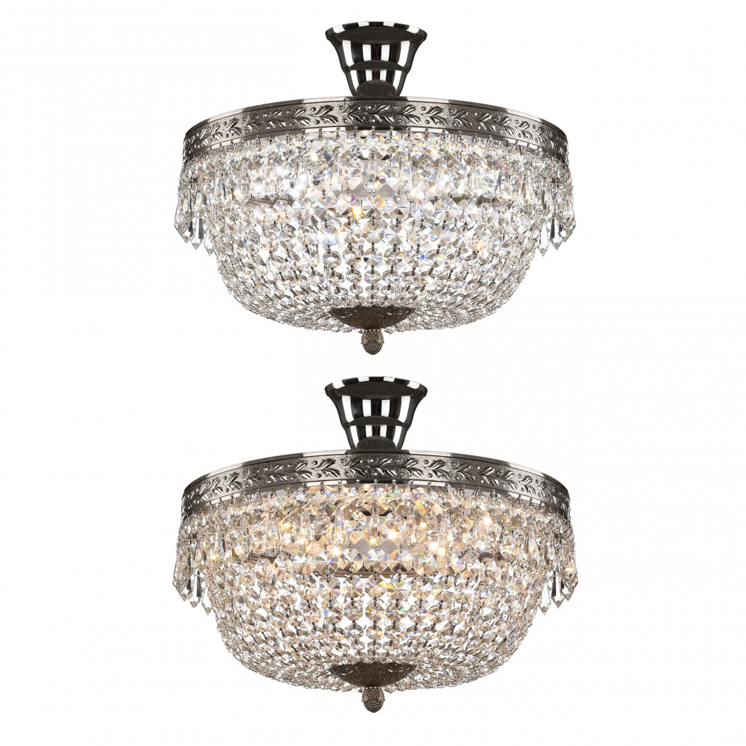 Люстра светодиодная хрустальная 19011/35IV/LED-DIM Ni Bohemia Ivele Crystal