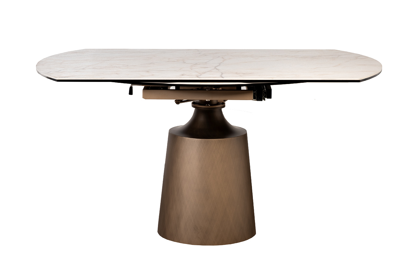 Стол обеденный раскладной круглый керамический Garda Decor 169DT-93033