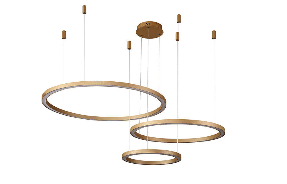 Люстра Crystal Lux FORTUNA SP158W LED D400+600+800 GOLD