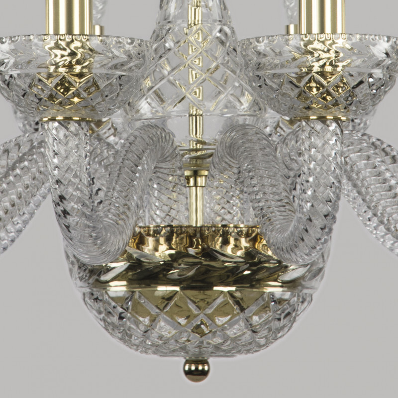 Подвесная люстра Bohemia Ivele Crystal 1310/10/195 G Cl/Clear/M-1F