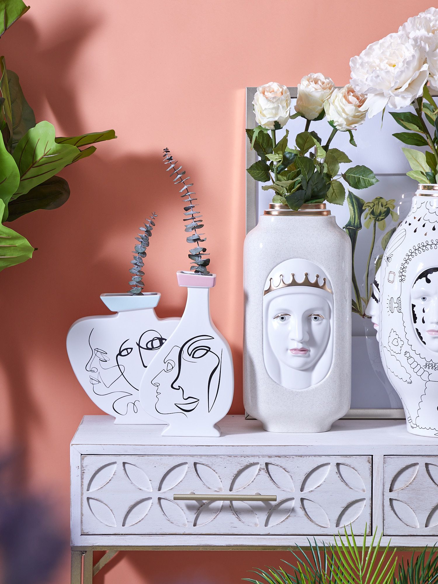 Ваза Лица Glasar 68-003