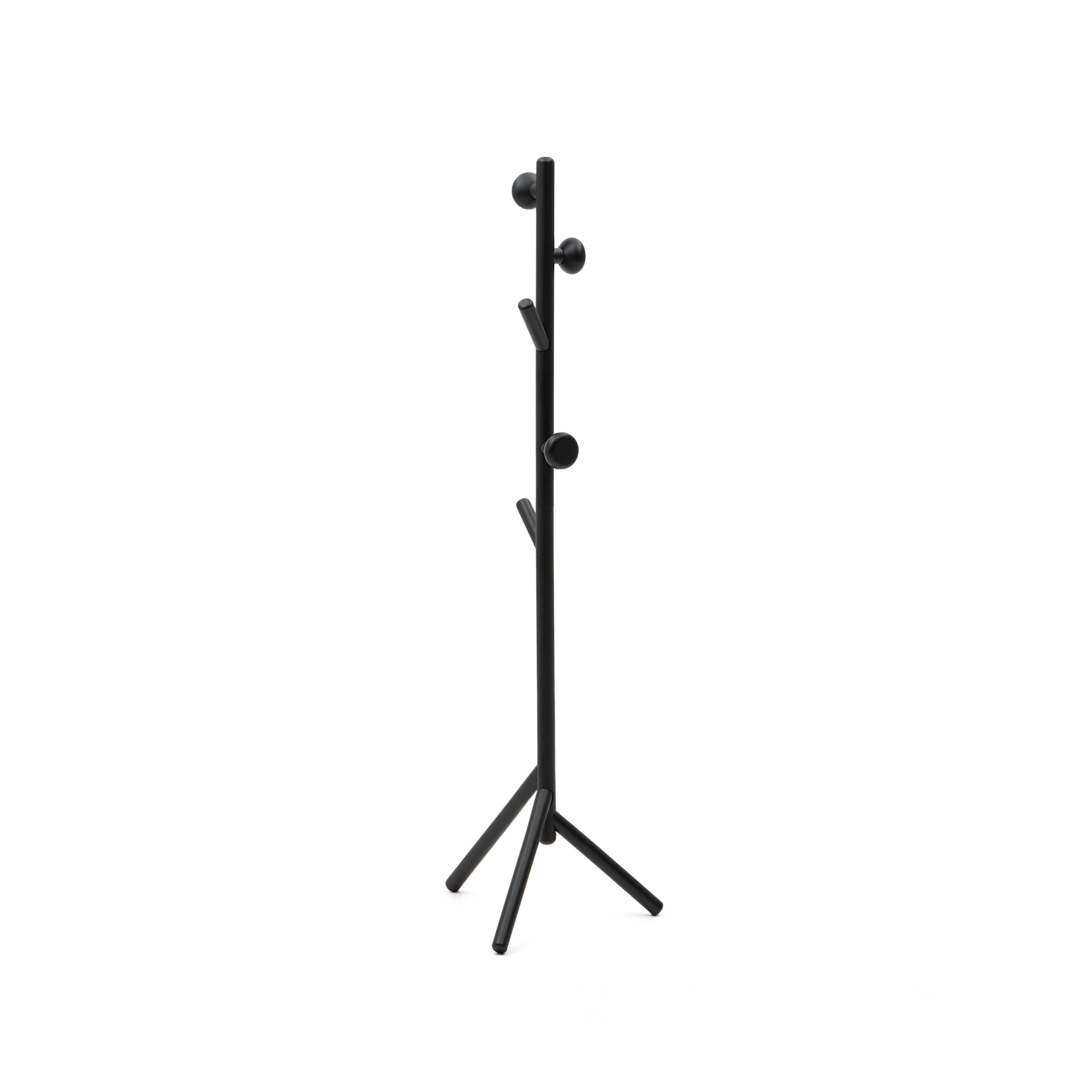 Вешалка Nadue из массива бука с черной отделкой 170 см La Forma (ex Julia Grup)