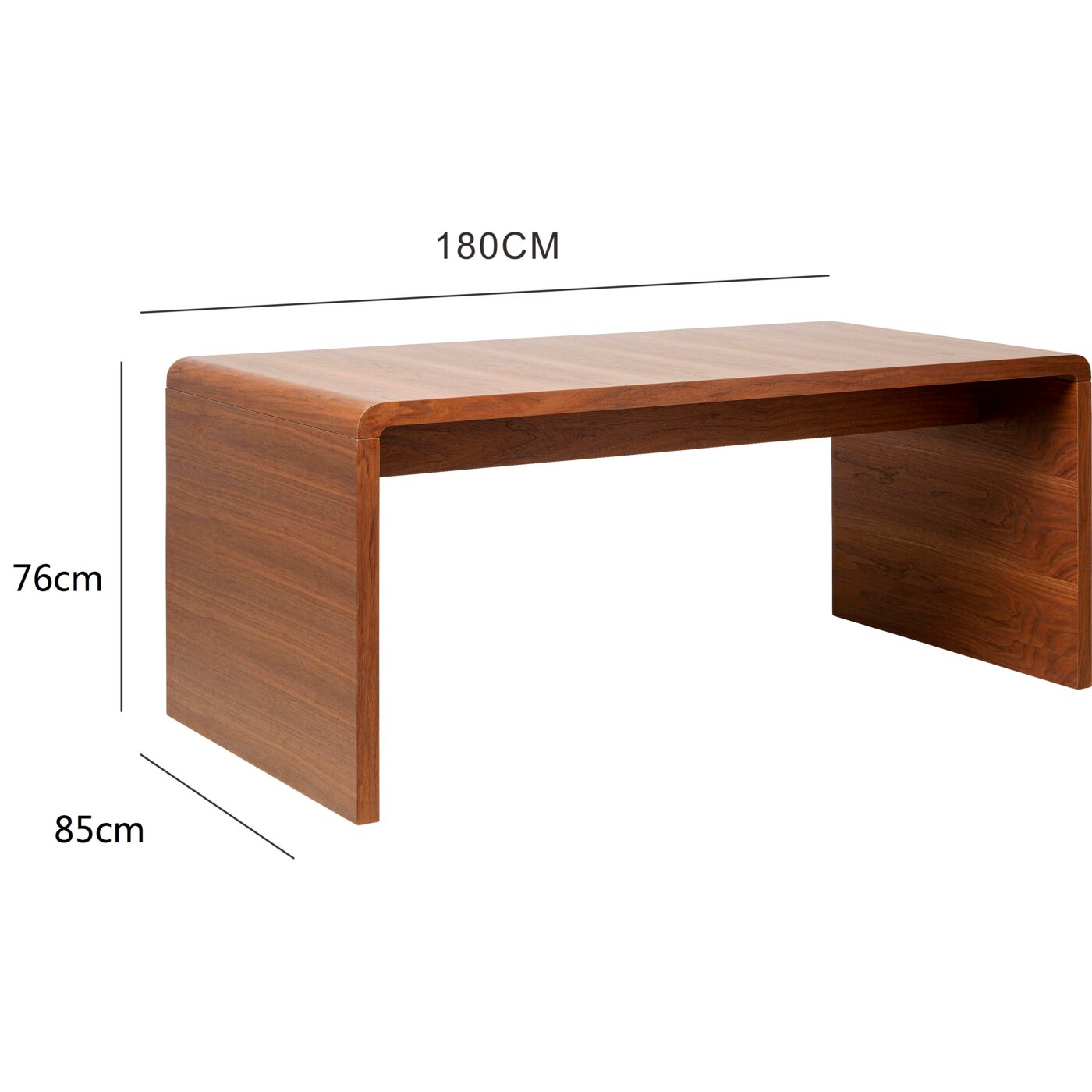 Стол письменный Club Walnut 180x85 см KARE 86996