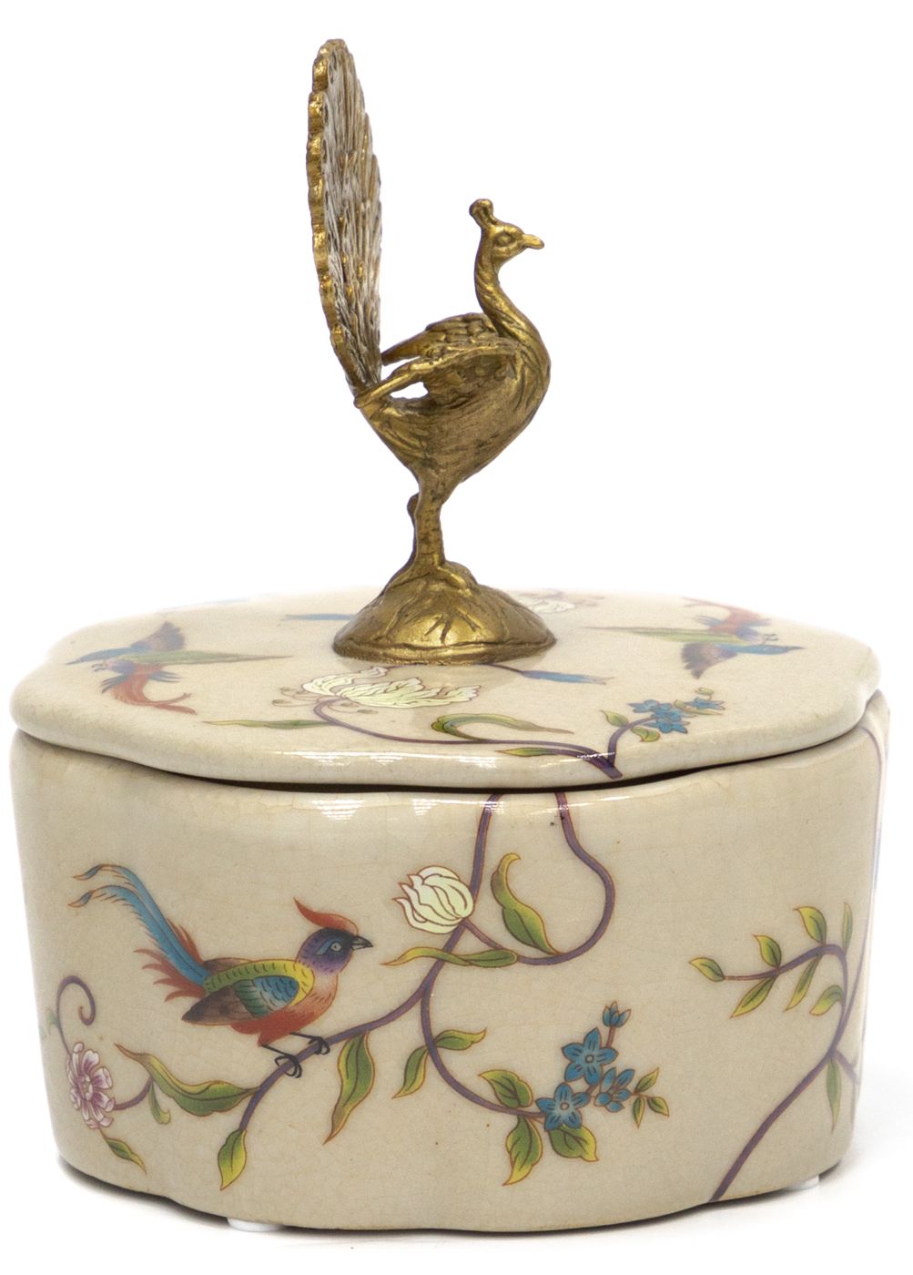 Шкатулка с павлином Glasar 31G2501/B1229FHC/HFD2075