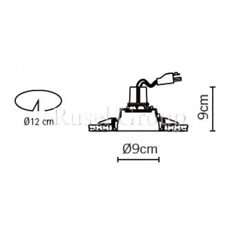 Встраиваемый светильник Fabbian Tools F19 F22 01