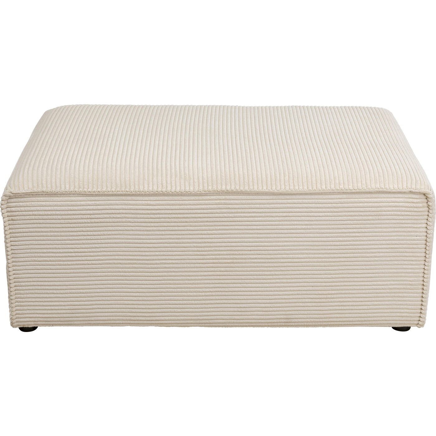 Диван правосторонний угловой Infinity Ottomane Cord Creme Right KARE 87402