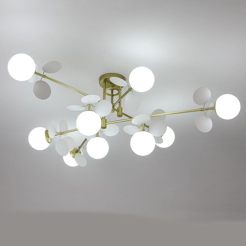 Потолочная Люстра Matisse B D80 Gold White By Imperiumloft