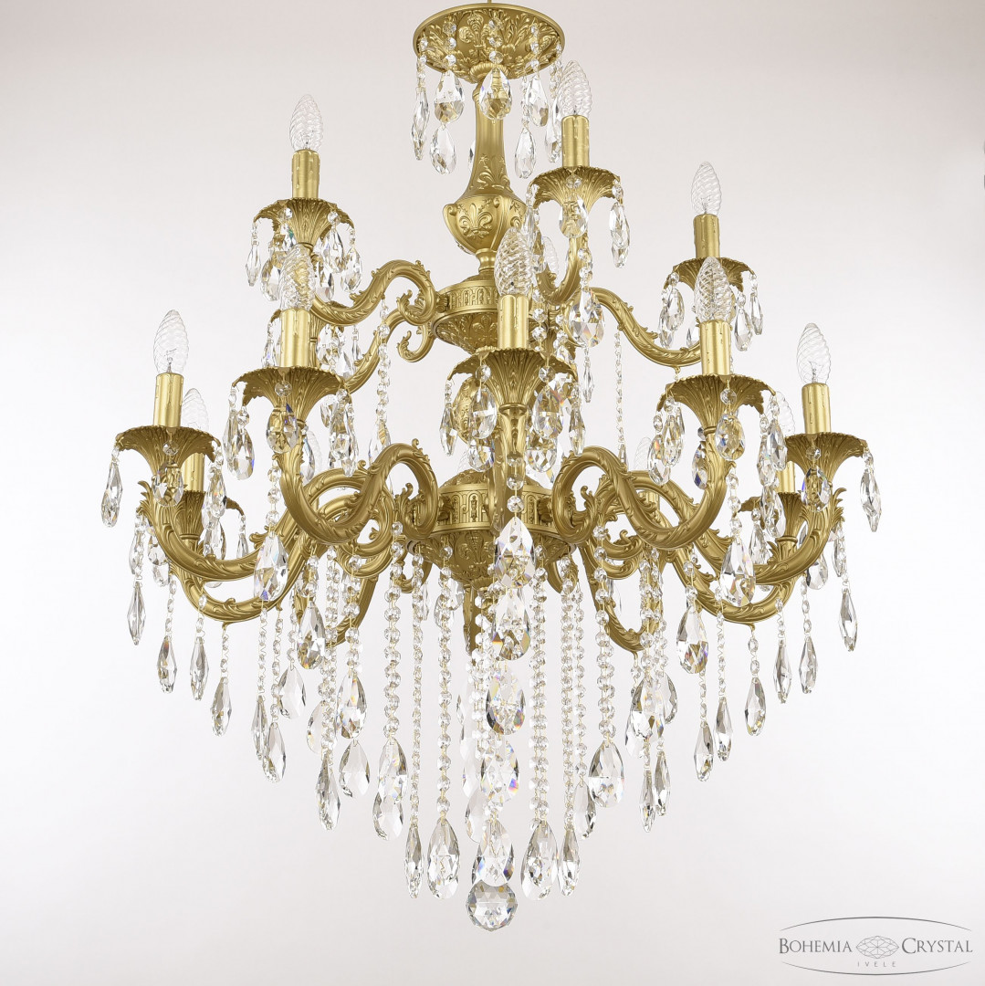 Люстра хрустальная AL79101/10+5/250/2D B AG Bohemia Ivele Crystal