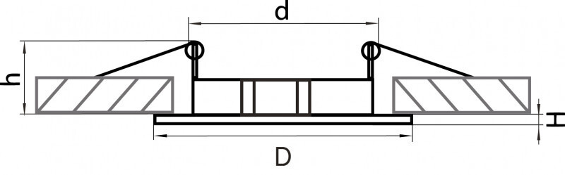 Встраиваемый светильник Lightstar 011045
