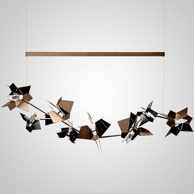 Подвесной светильник BERGAMO L150 Bronze by ImperiumLoft