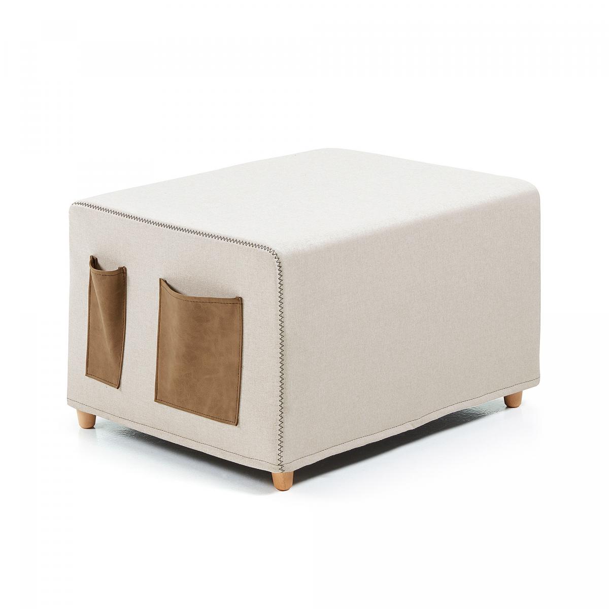 Чехол на пуф Kos бежевый La Forma (ex Julia Grup)