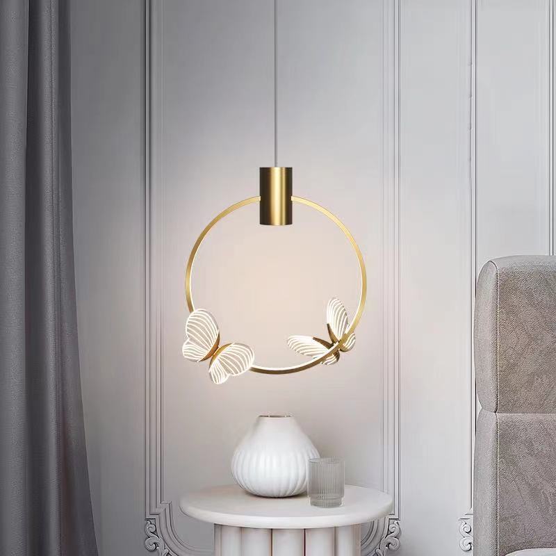 Подвесной светильник BABETTA RING 1 L320 brass 4000К by ImperiumLoft