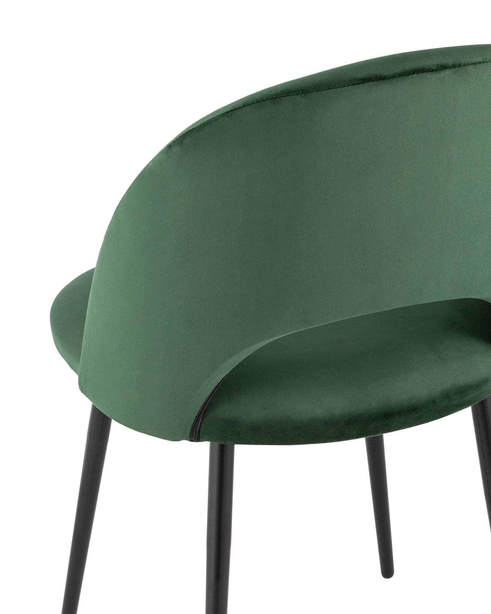 Стул Меган велюр зелёный Stool Group