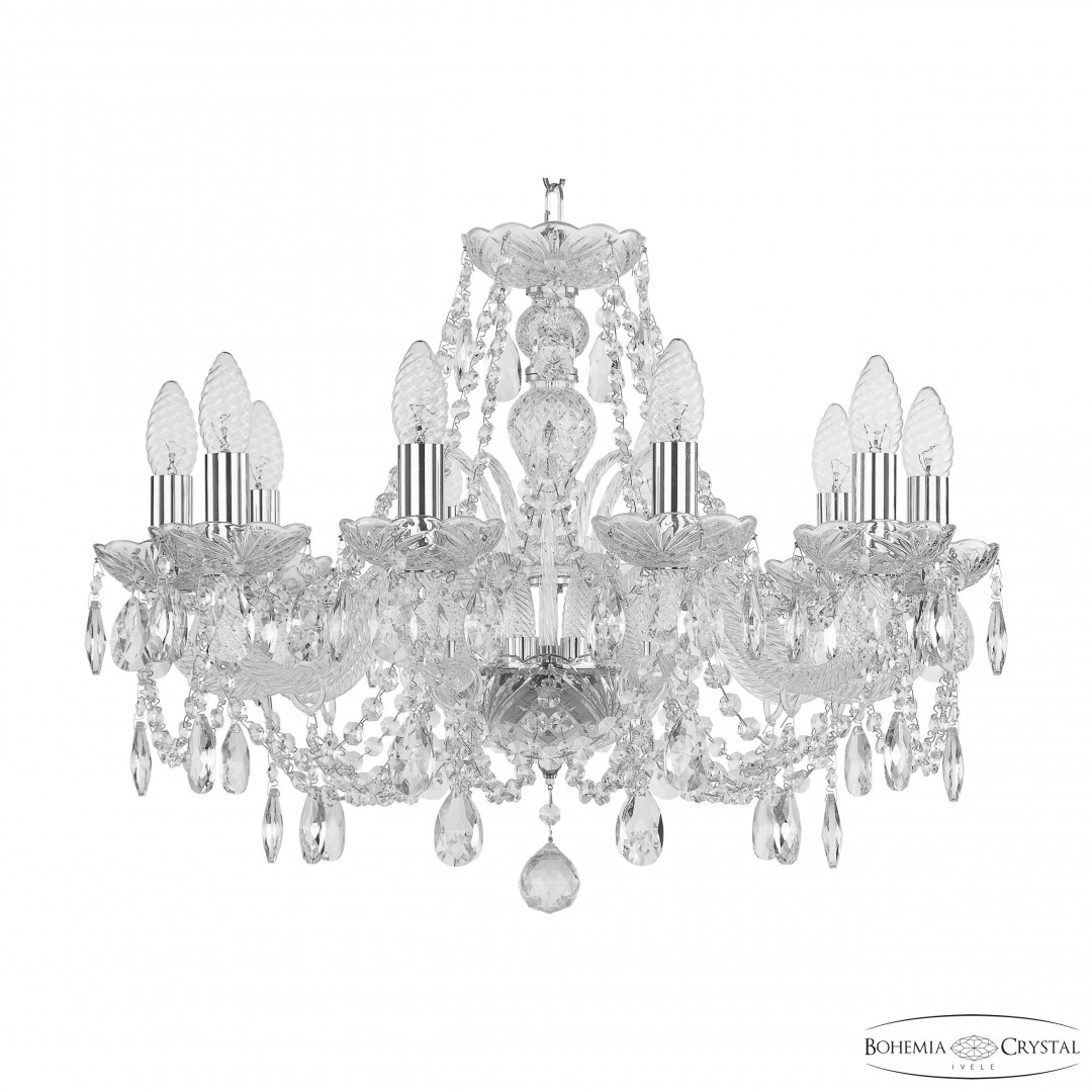 Люстра хрустальная 105/10/195 Ni Bohemia Ivele Crystal