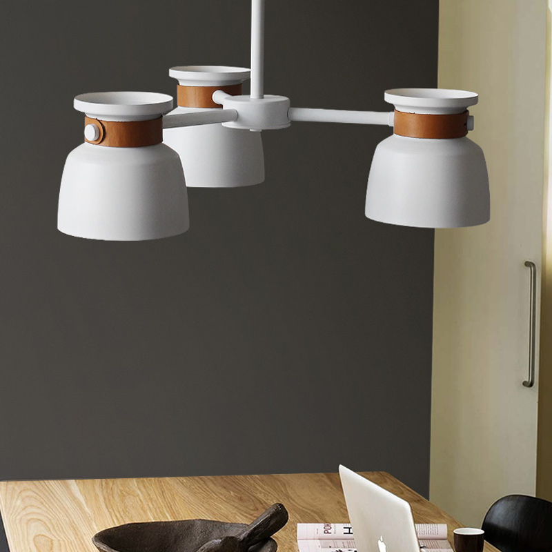 Люстра на штанге LOOP L8 White by ImperiumLoft