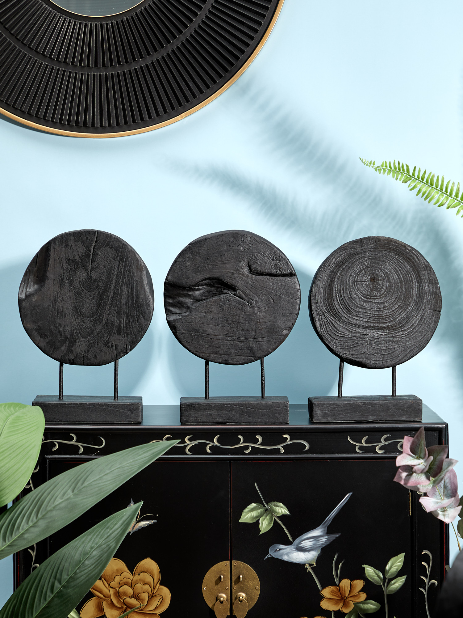 Декор Абстракция Glasar 70634-BLAC/1