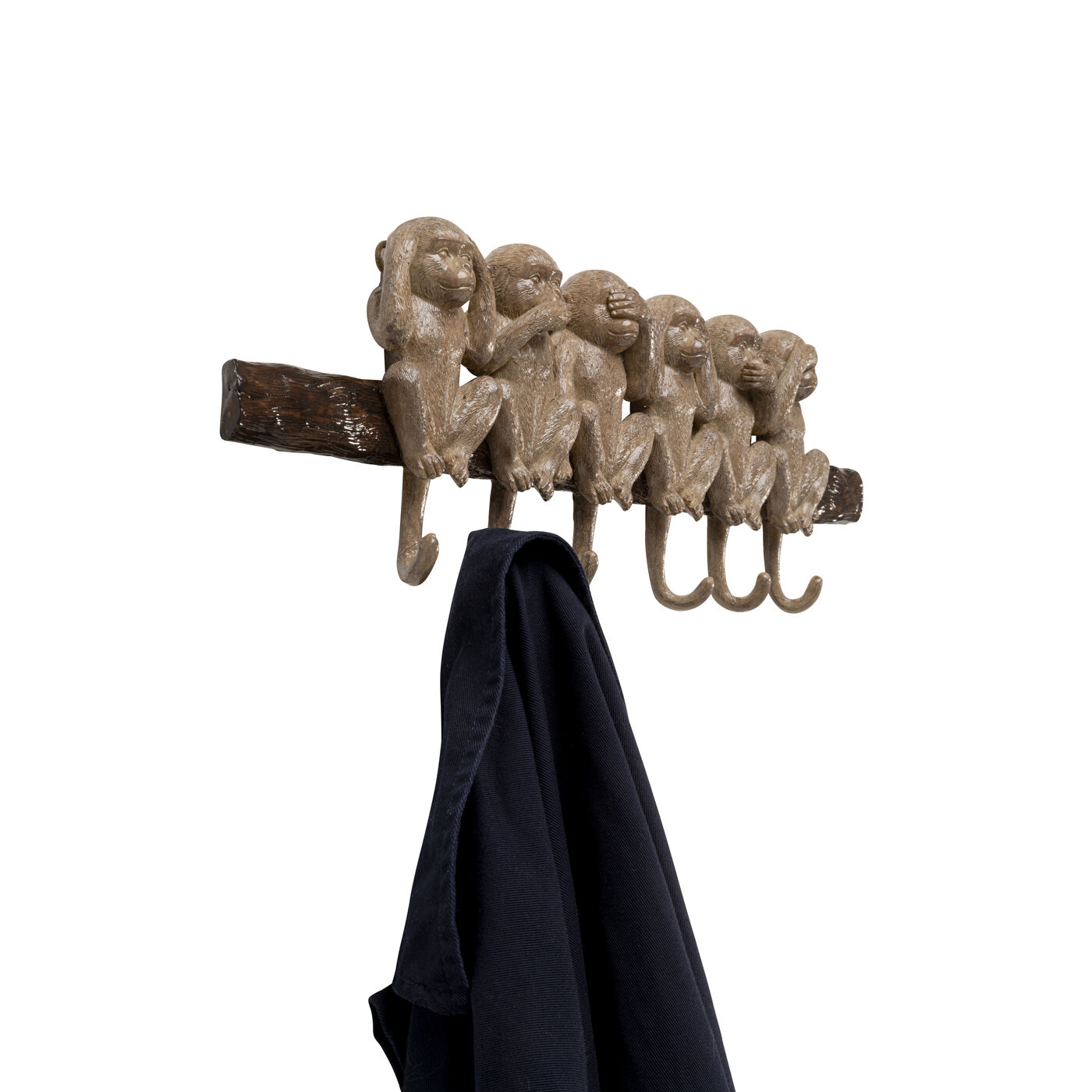 Вешалка настенная Six Monkeys 59cm KARE 70964