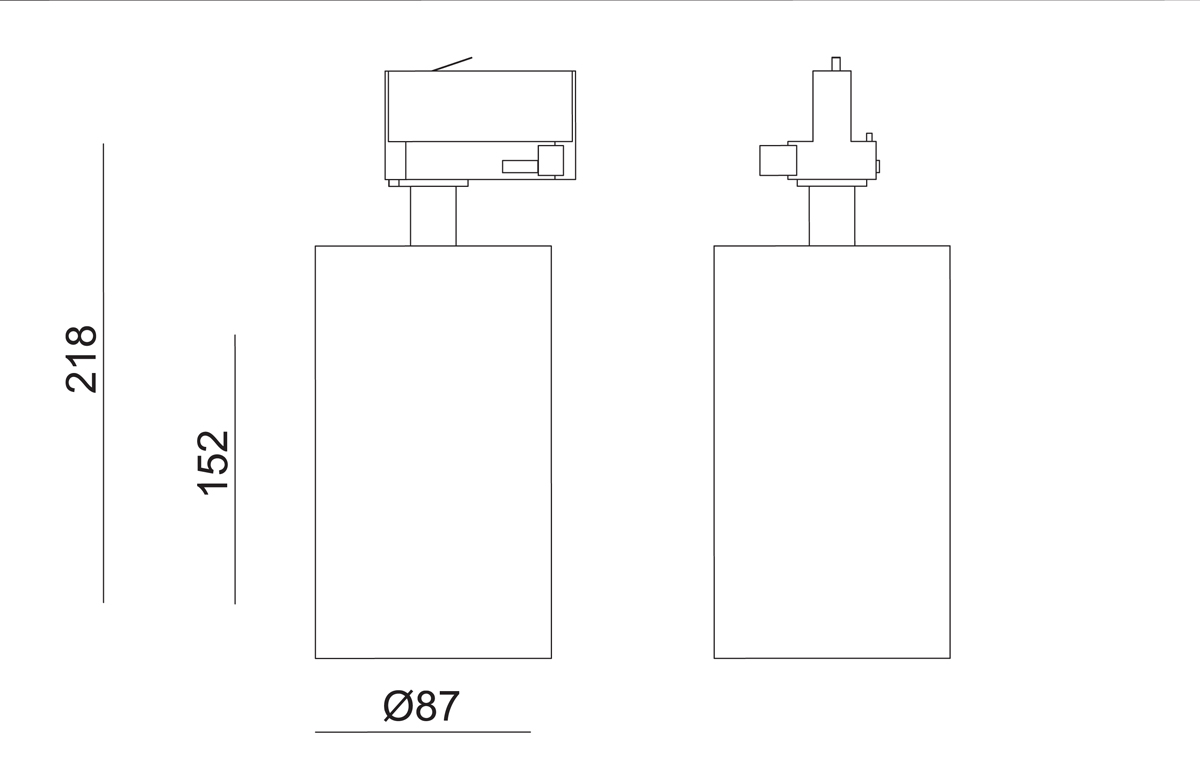 Светильник для трехфазной шины Donolux DL18628/01 Track W