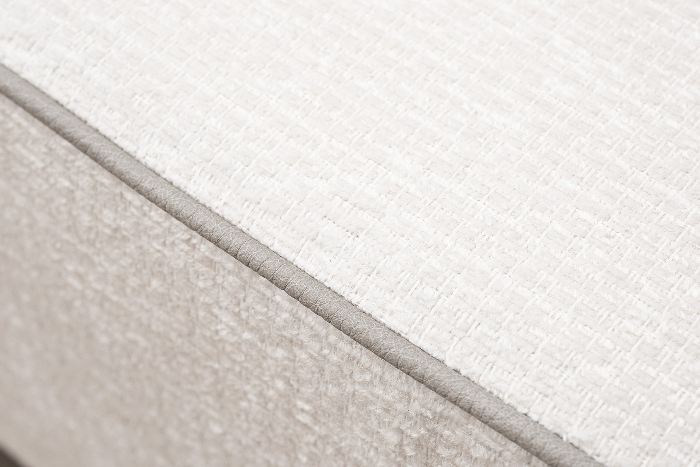 Пуф Stella прямоугольный светло-бежевый Garda Decor STELLA-60-2K-Koza2601+Nev21