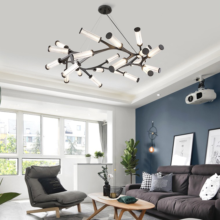 Подвесная люстра RAMOSE RING 18 Золото by ImperiumLoft