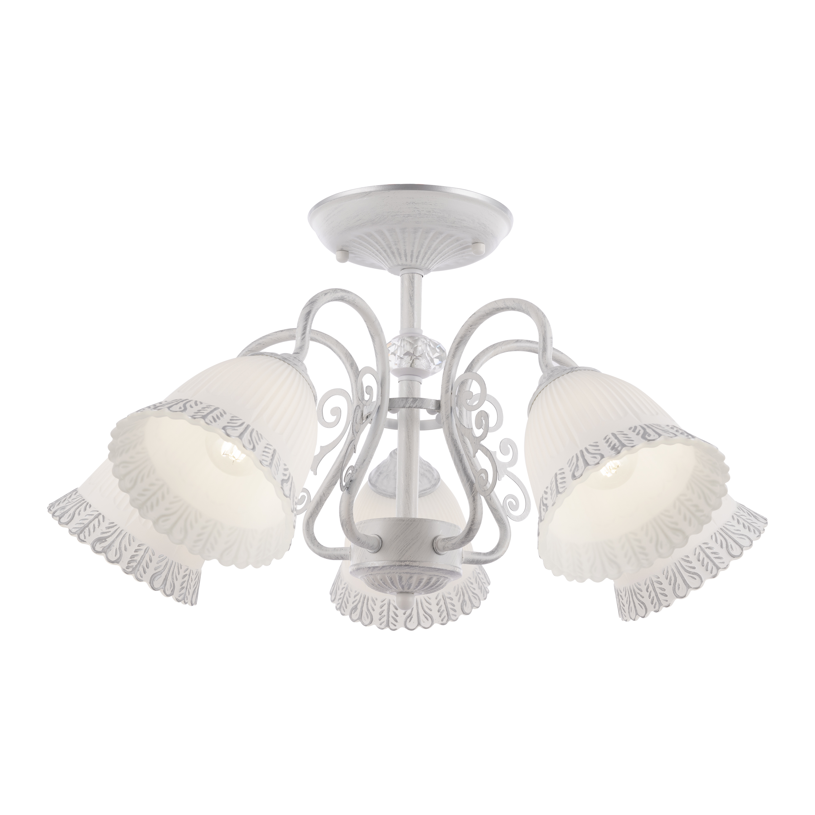 Люстра с плафонами 340800/5 WT+SL Arte Milano