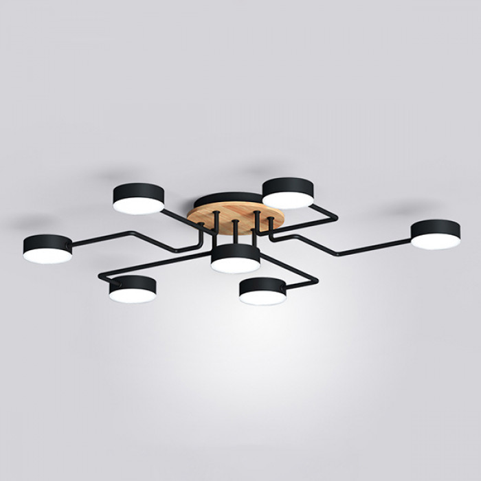 Потолочная люстра SCHEME LED COLOR L83 Black by ImperiumLoft