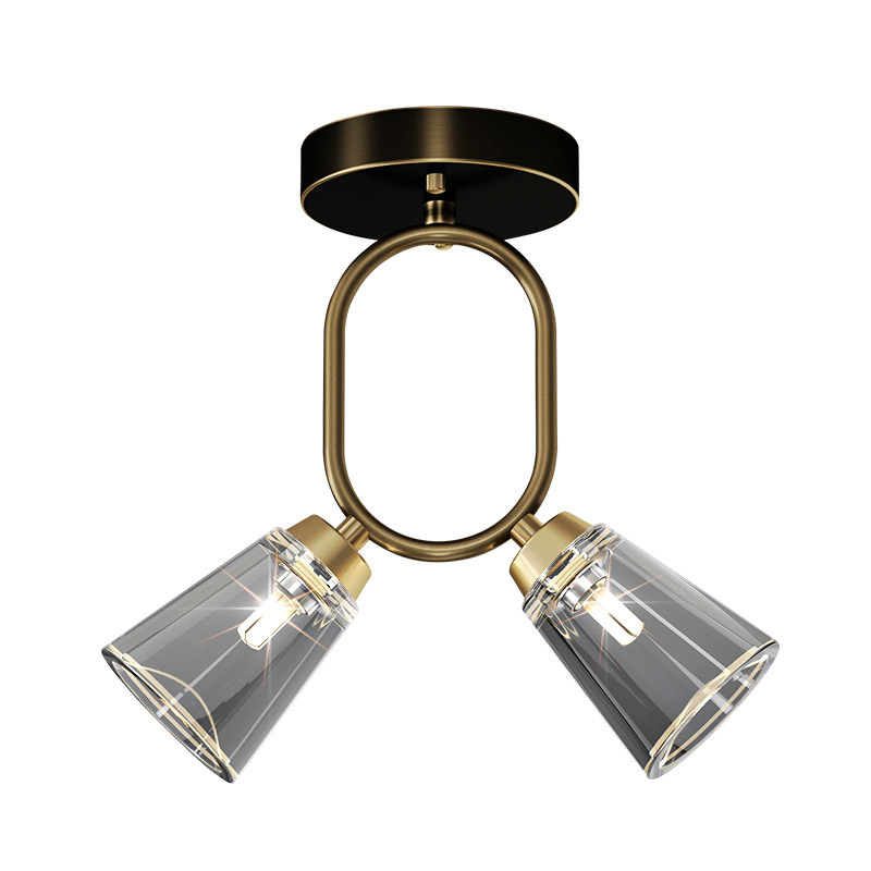 Потолочный светильник ADRIELL CH Brass Black by ImperiumLoft