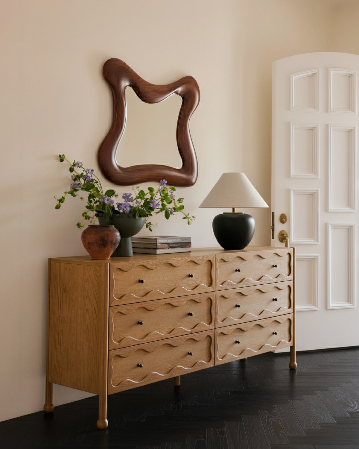 Черная настольная лампа Ноэл Louvre Home LTL454943MGI