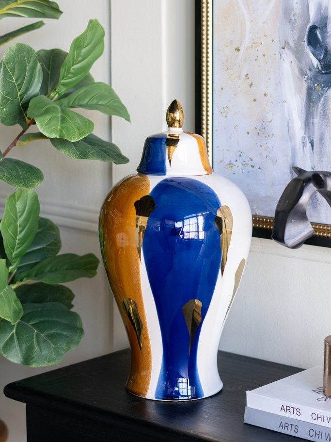 Ваза с крышкой Glasar A61212