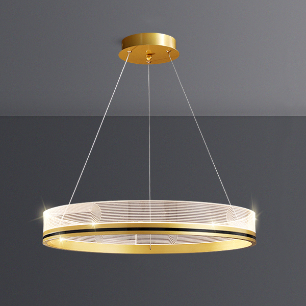 Подвесная люстра DILEMMA D80 Brass by ImperiumLoft