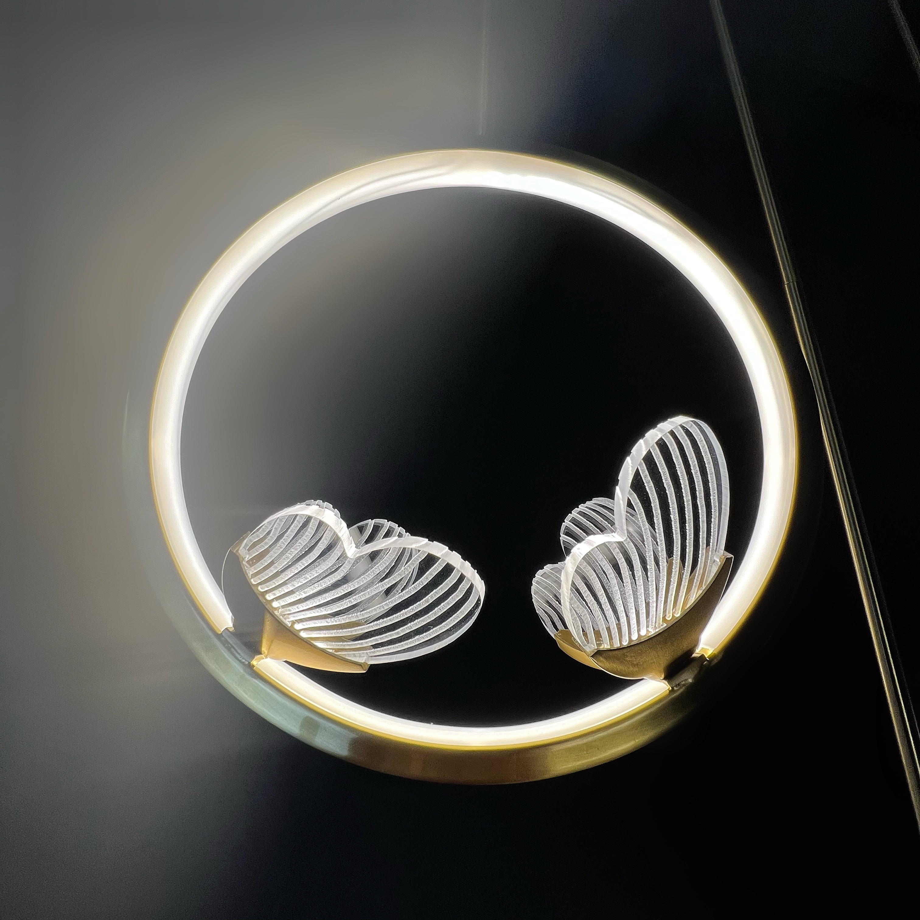 Подвесной светильник BABETTA RING 1 L320 brass 4000К by ImperiumLoft