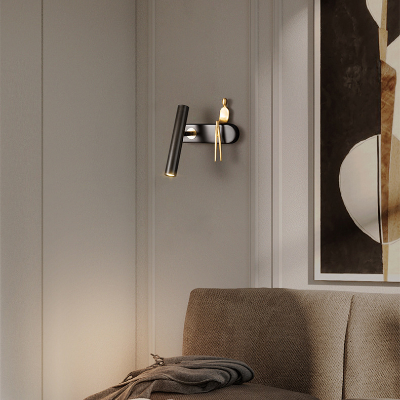 Настенный светильник REMUS Left Brass by ImperiumLoft
