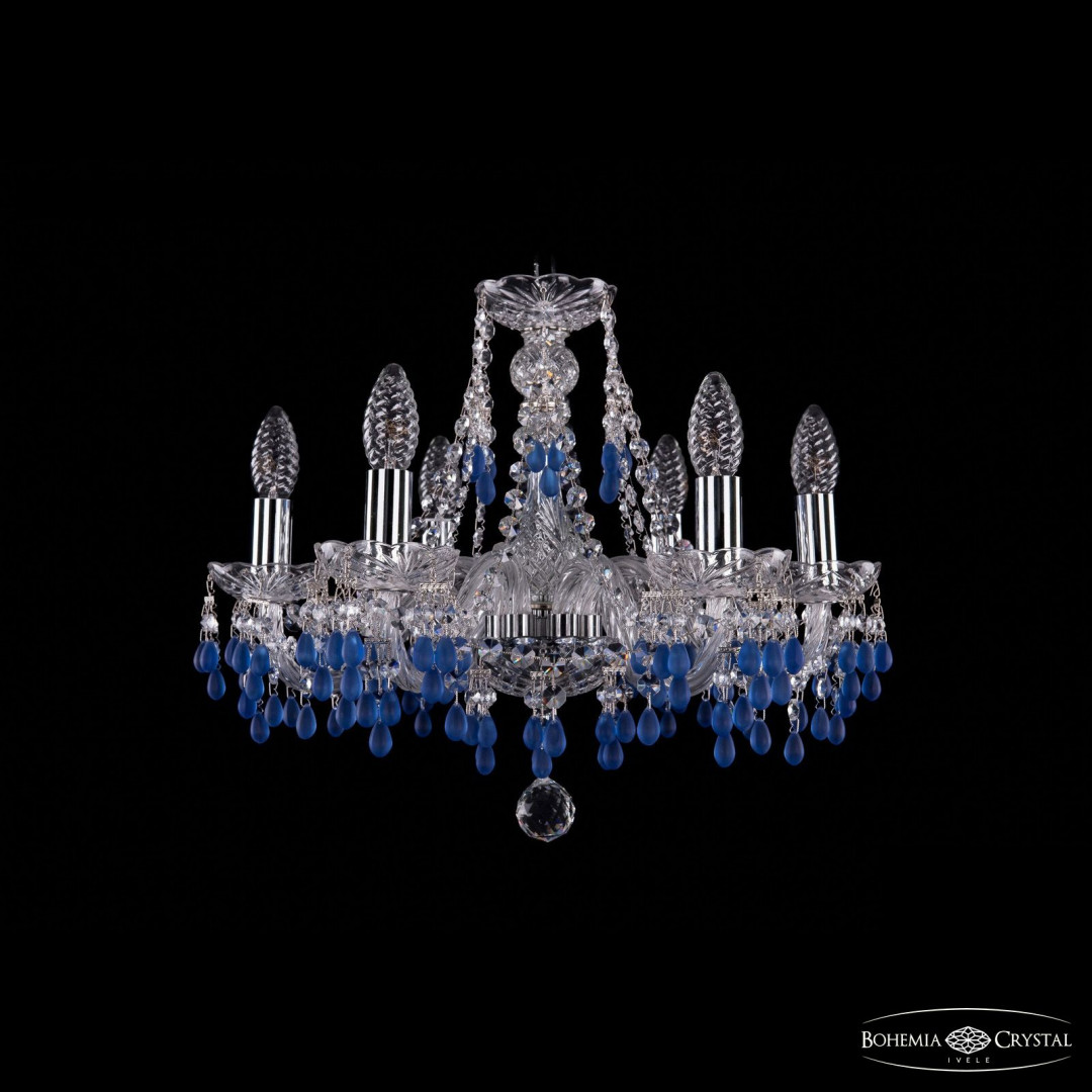 Люстра хрустальная 1410/6/160 Ni V3001 Bohemia Ivele Crystal