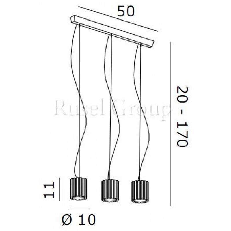 Подвесной светильник de MAJO CHARLOTTE S3L