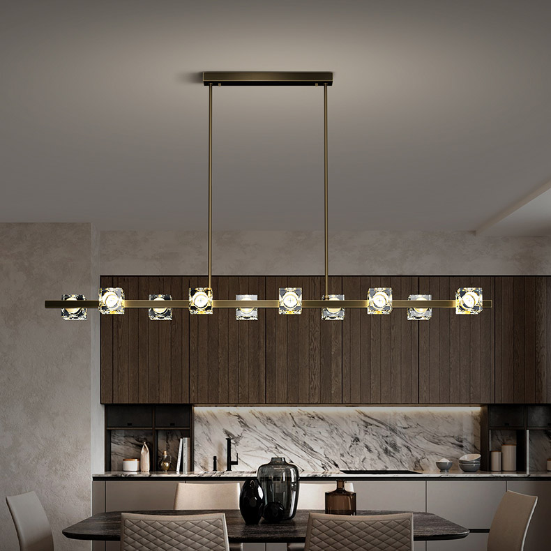 Потолочный светильник MICHAL LONG L8 Brass by ImperiumLoft