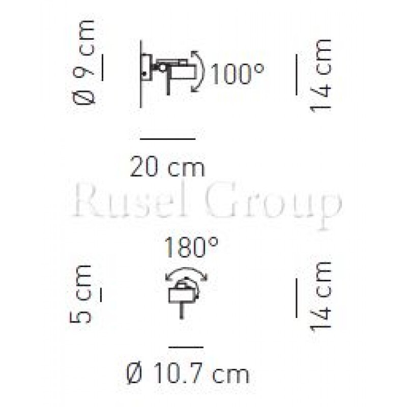 Настенный светильник Axo Light AX20 AP PI