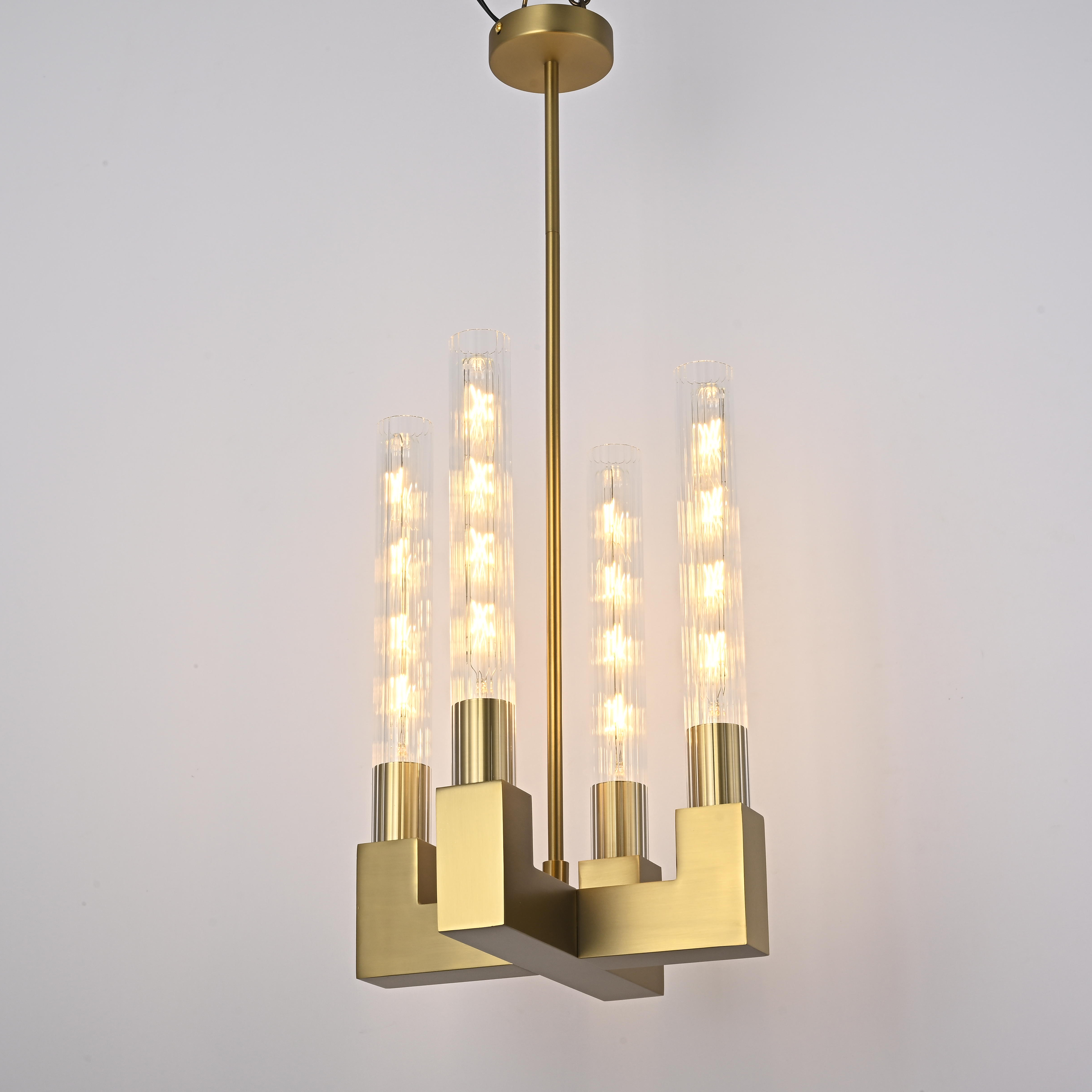 Люстра Rh Canelle Pendant Lamp 4 Modern Brass By Imperiumloft