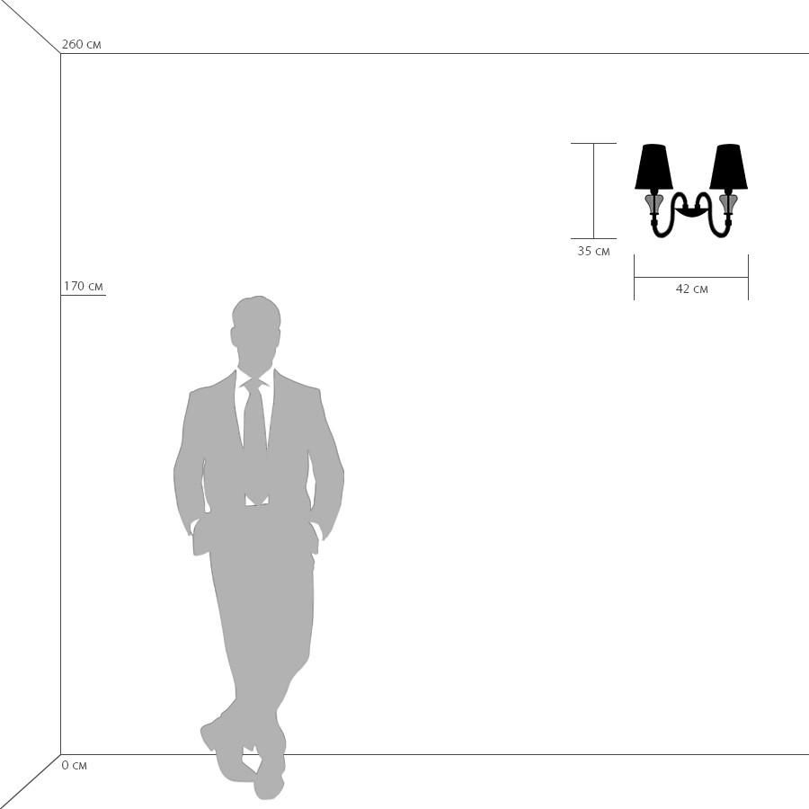 Бра NAOMI WALL by ImperiumLoft